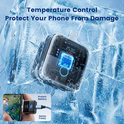 🔋🔌 140W Type-C Physical-Disconnect Battery Guard – Smart Auto Power Cut-Off