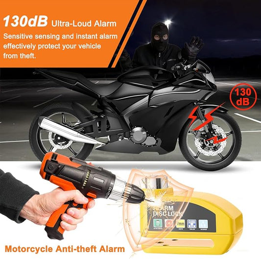 🔒High Sales 2026 130dB Motorcycle Disc Brake Lock Alarm