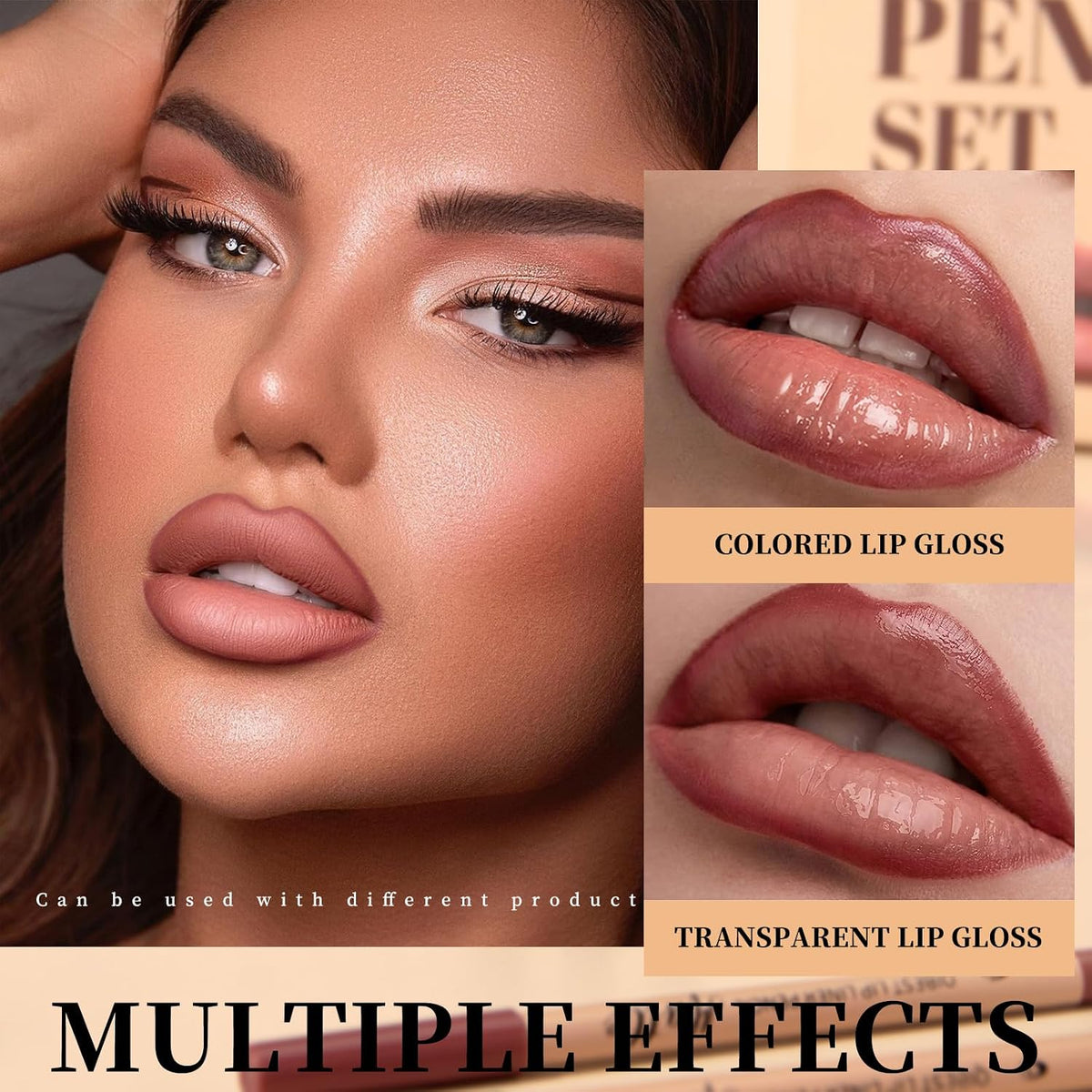 👄12Pcs Matte Lip Liner With Sharpener Set Waterproof Smudgeproof Precise Contour Lipstick Pens