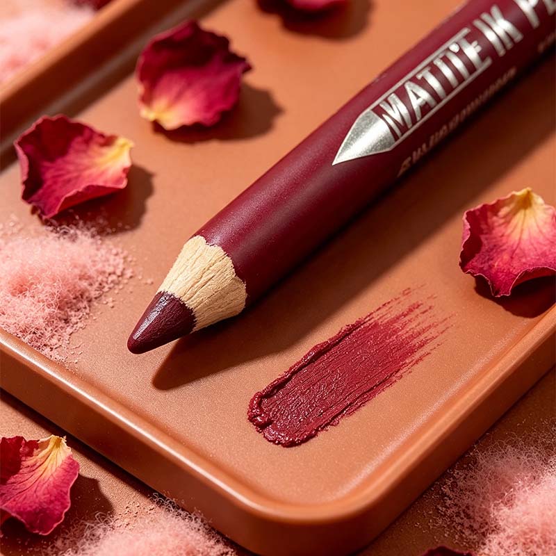 👄12Pcs Matte Lip Liner With Sharpener Set Waterproof Smudgeproof Precise Contour Lipstick Pens
