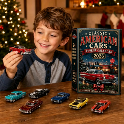 🛵🚗 High Sales 2026 Motorcycle & Classic American Cars Advent Calendar
