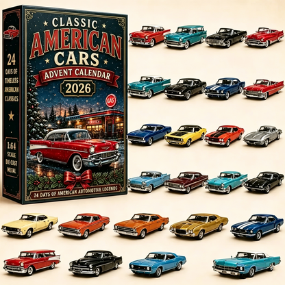 🛵🚗 High Sales 2026 Motorcycle & Classic American Cars Advent Calendar