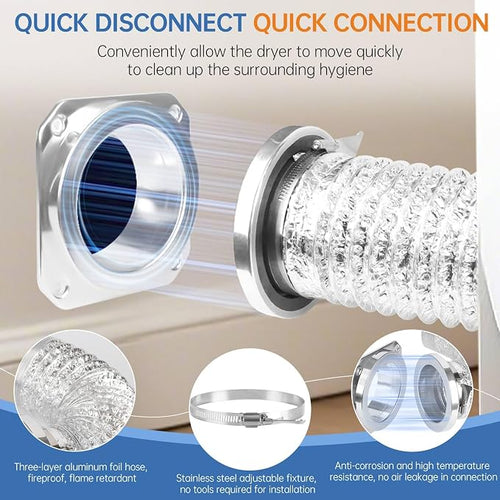 🔧Dryer Vent Coupling Connector Kit
