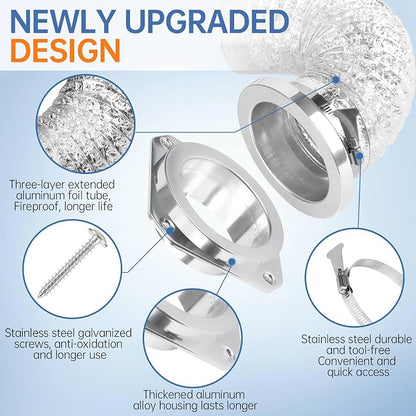 🔧Dryer Vent Coupling Connector Kit