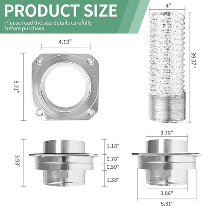 🔧Dryer Vent Coupling Connector Kit