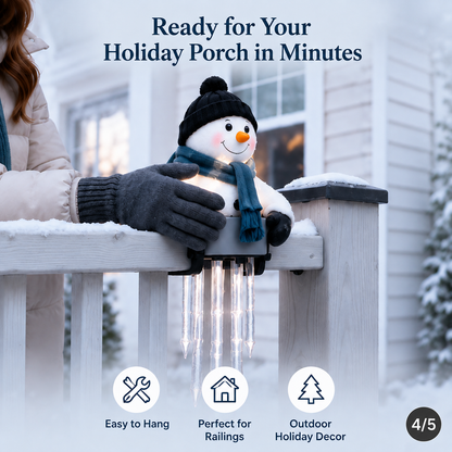 ⛄ WinterGlow Snowman Icicle Light Decor