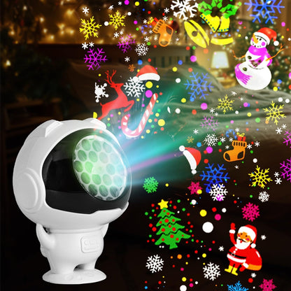 🧑‍🚀Astronaut-themed Christmas Projector Lights Indoor/Outdoor