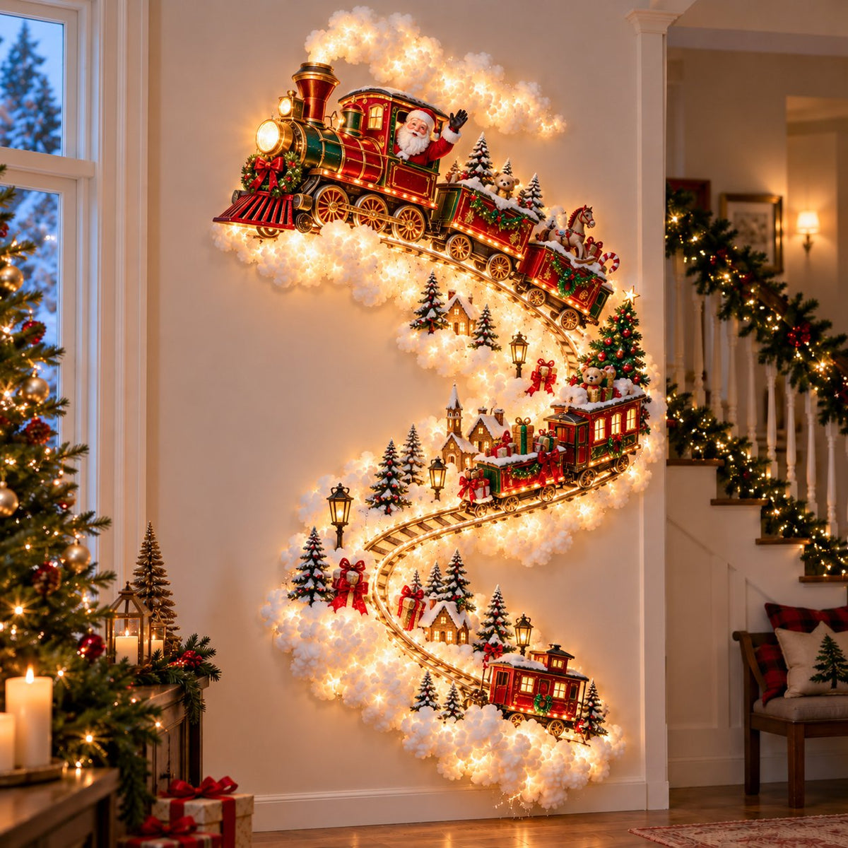 ✨Christmas Magic Trail Wall Light - A Little Christmas Magic, Right on Your Wall