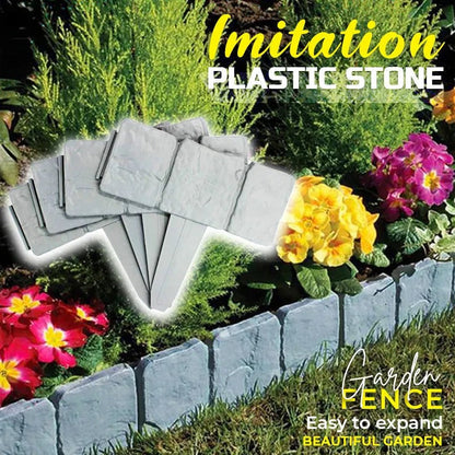 🌿✨ Faux Stone Garden Edging Border