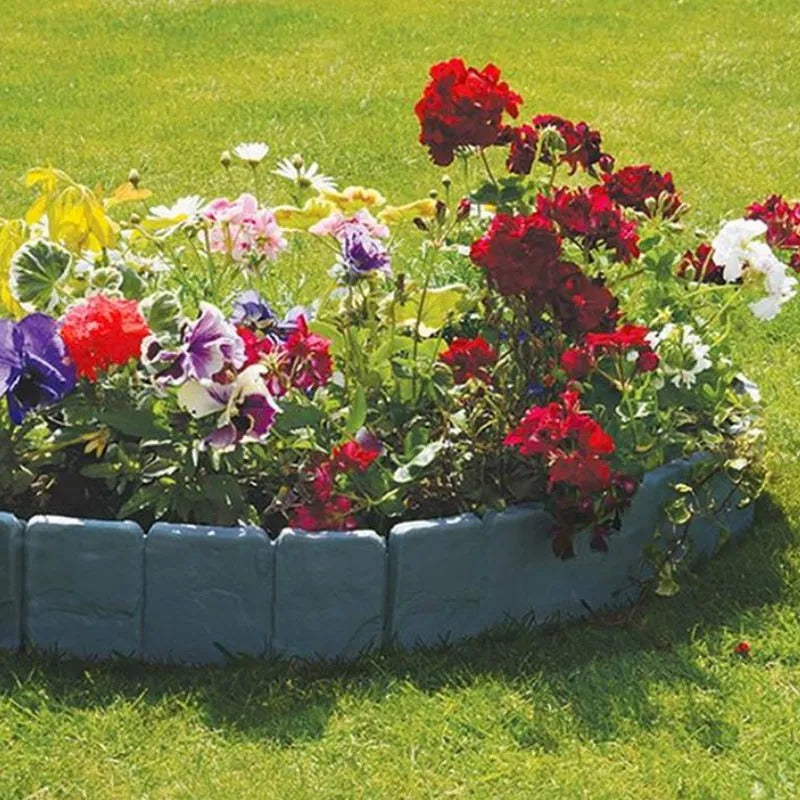 🌿✨ Faux Stone Garden Edging Border