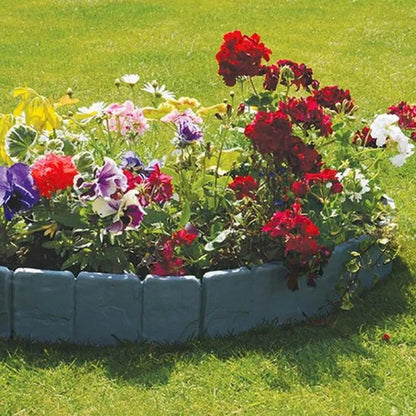 🌿✨ Faux Stone Garden Edging Border