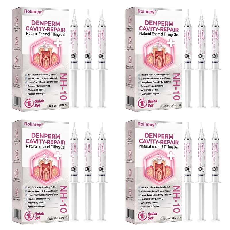 Rolimey® DenPerm Natural Enamel Restoration Gel – Cavity & Micro-Crack Repair