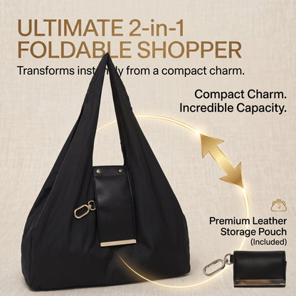 dht™⭐Foldable Keychain Shopping Tote Bag