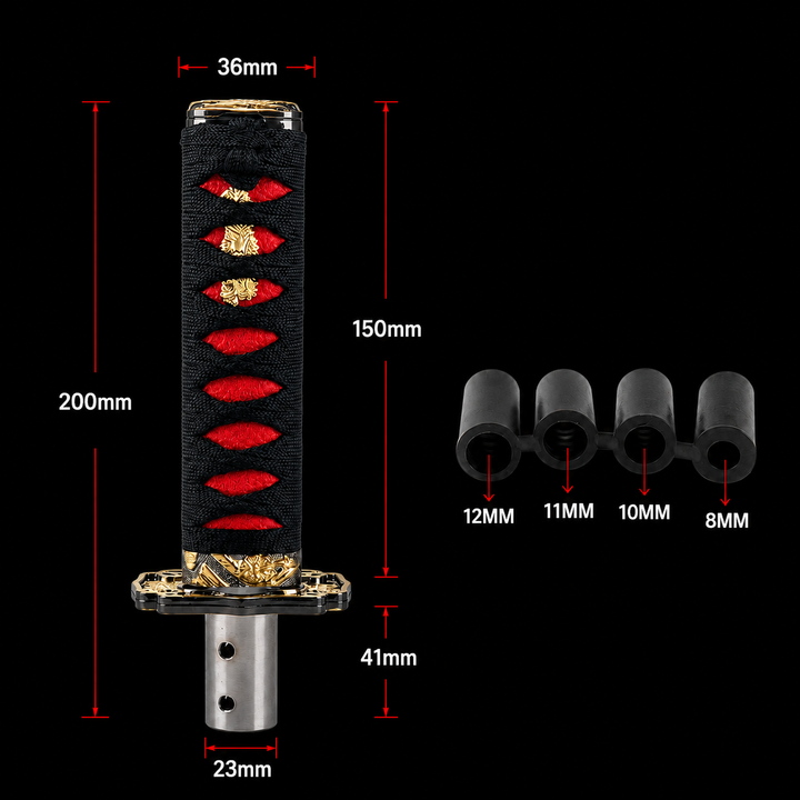 dht™⭐Samurai Katana Shift Knob🚗Personalised Gear Shifter Handle for All Cars