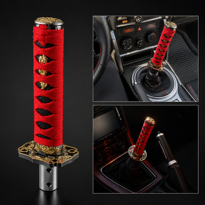 dht™⭐Samurai Katana Shift Knob🚗Personalised Gear Shifter Handle for All Cars