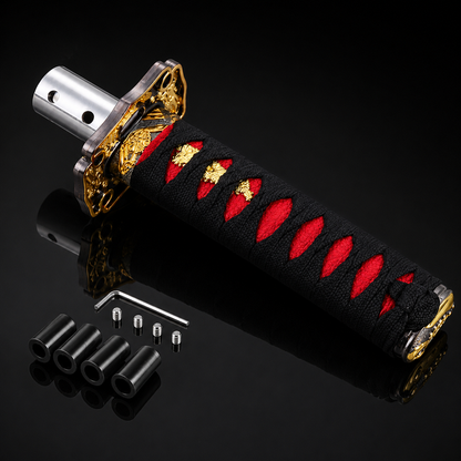 dht™⭐Samurai Katana Shift Knob🚗Personalised Gear Shifter Handle for All Cars
