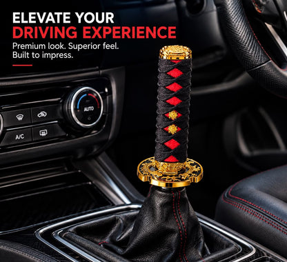 dht™⭐Samurai Katana Shift Knob🚗Personalised Gear Shifter Handle for All Cars