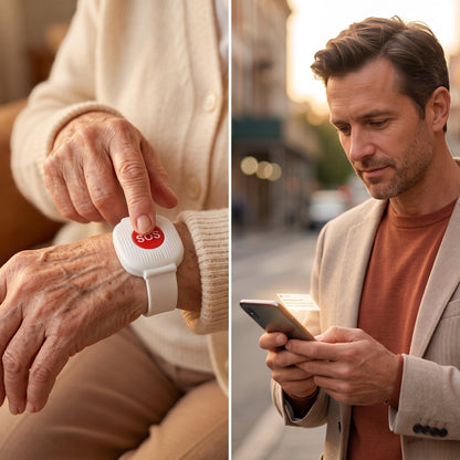 🚑 SOS Emergency Bracelet with Button for Seniors