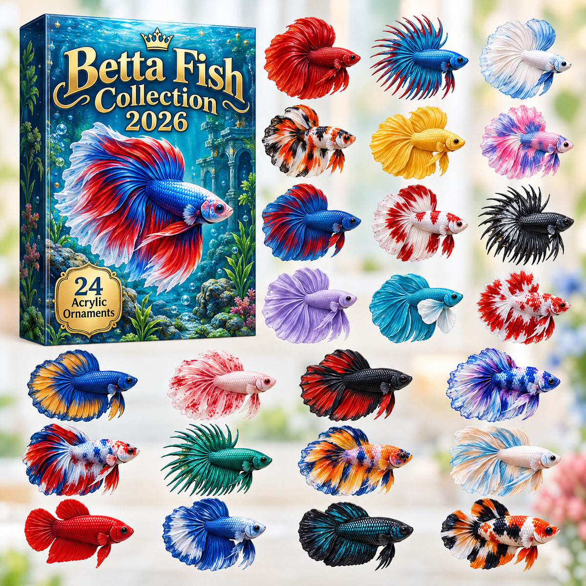 🐟 2026 Betta Fish Collection Advent Calendar