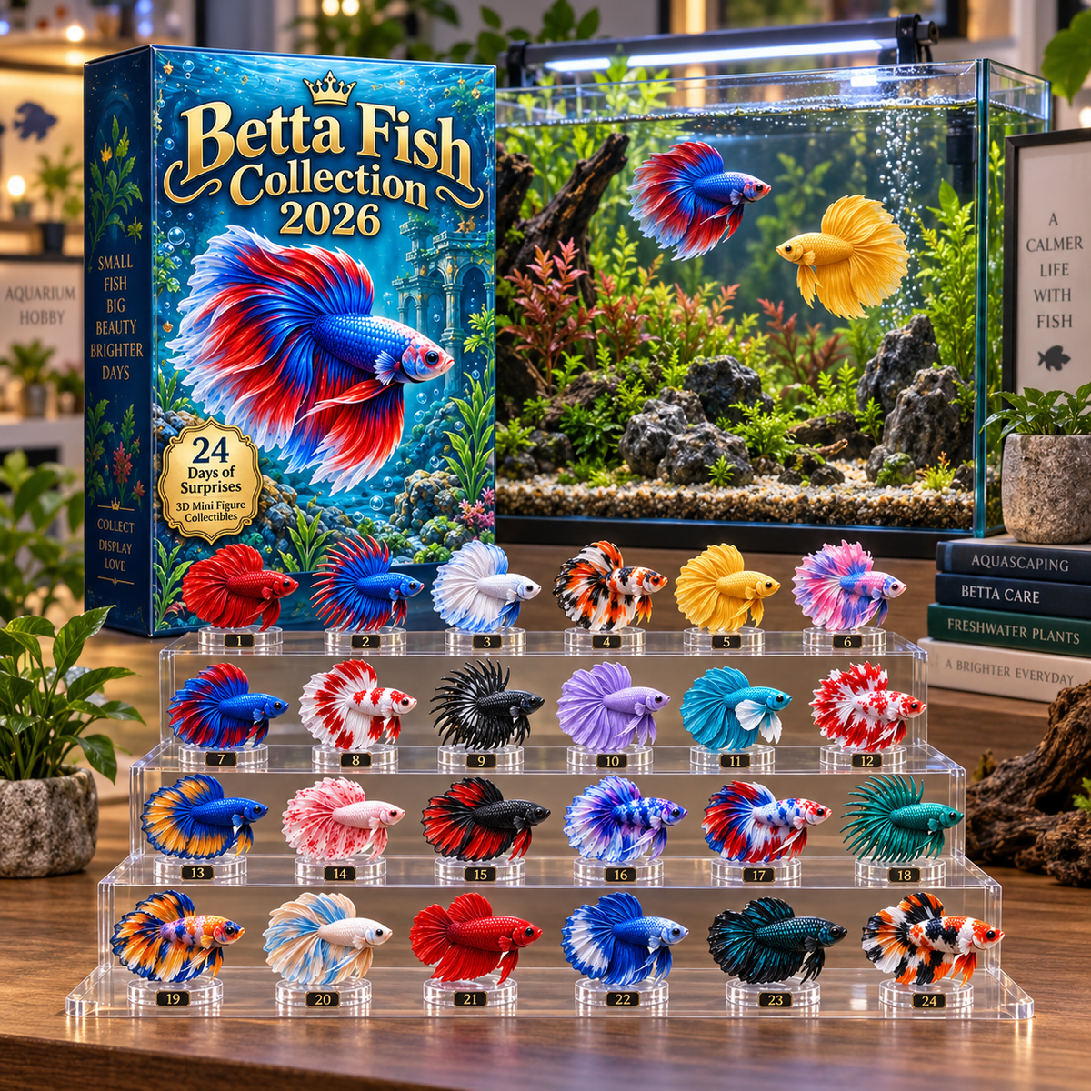 🐟 2026 Betta Fish Collection Advent Calendar