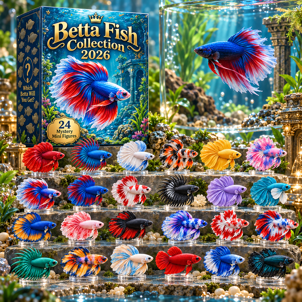 🐟 2026 Betta Fish Collection Advent Calendar