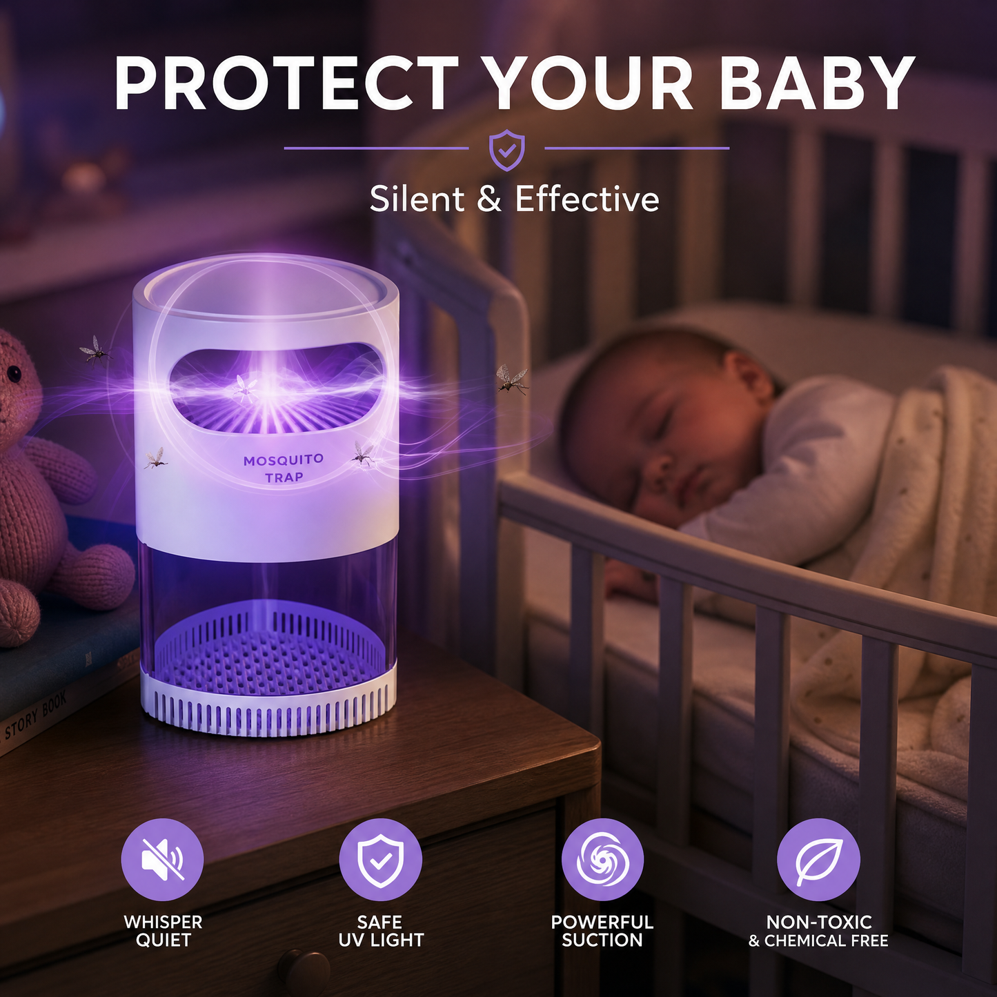 USB UV Mosquito Trap Killer