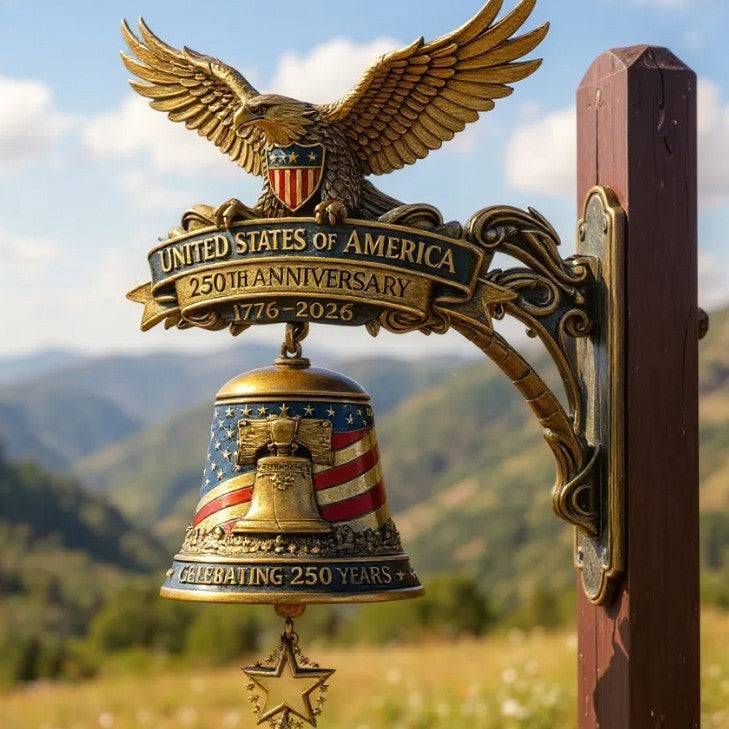 🎊 Ring in the Semiquincentennial: 1776-2026 "Spirit of Liberty" Eagle Bell 🛒 | Buy 2 Get Free Shipping