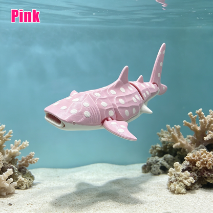 3D Printed Whale Shark: Articulated Flexi Fidget