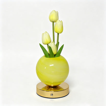 Three-Color Tulip Planet Night Light