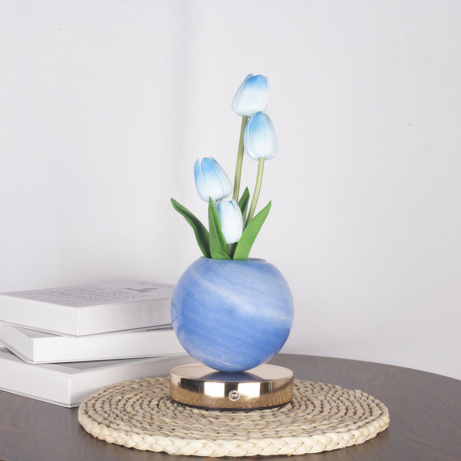 Three-Color Tulip Planet Night Light