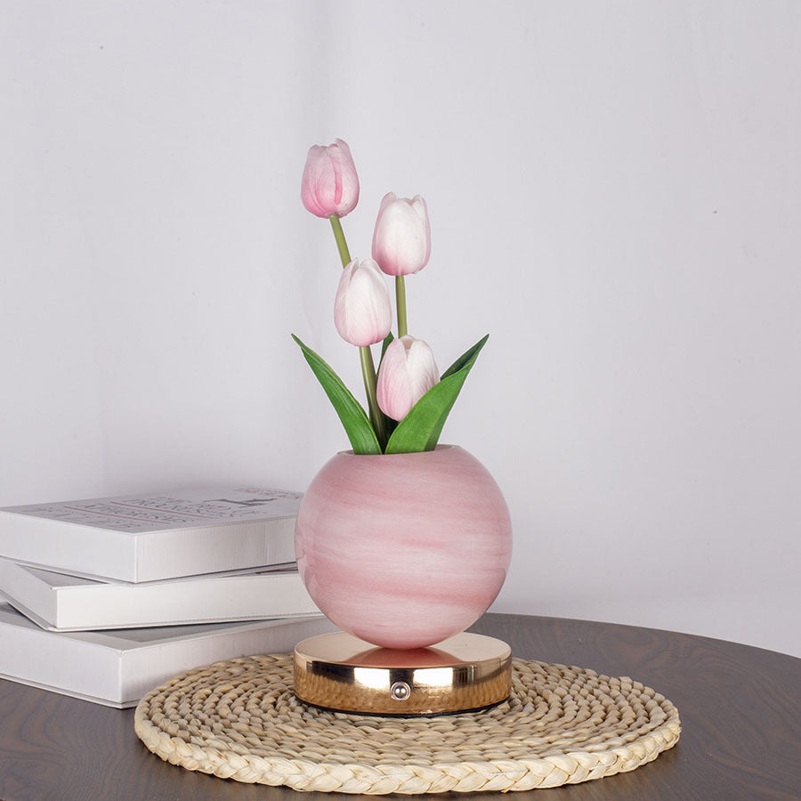Three-Color Tulip Planet Night Light