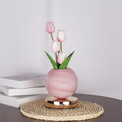 Three-Color Tulip Planet Night Light
