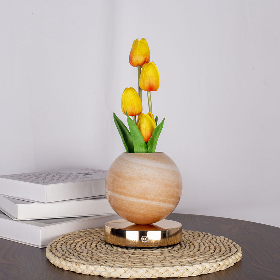 Three-Color Tulip Planet Night Light