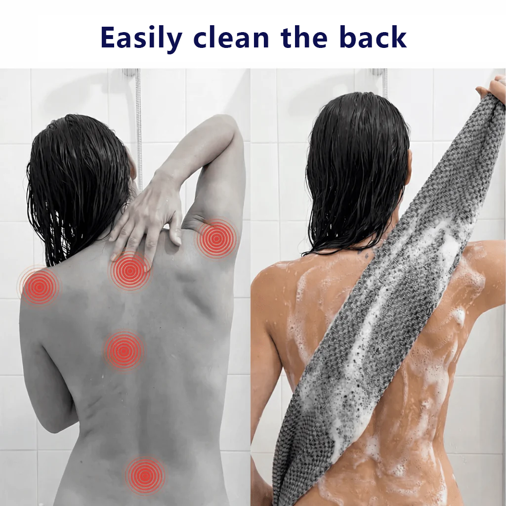 🔥 BUY 1 GET 1 FREE 🔥 Exfoliating Antibacterial Shower Towel