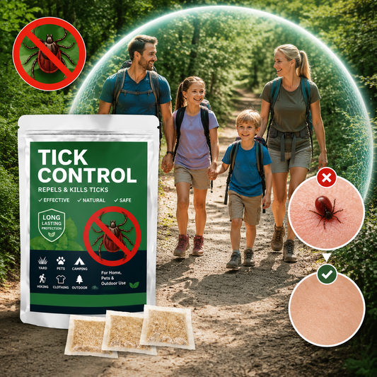 Natural Tick Control Repellent & Killer Sachets