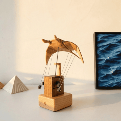 Inexcepted Wooden Manta Ray — Perfect for Anyone Who Needs Peace
