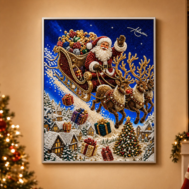 Christmas Reindeer Diamond Painting Art Kit
