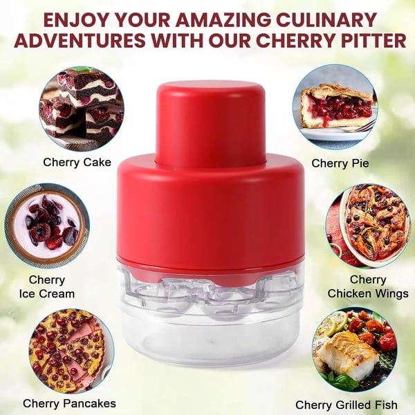 🍒Cherry Pitter Tool: Multi-functional 7-Hole Core Remover for Jam Making🍯