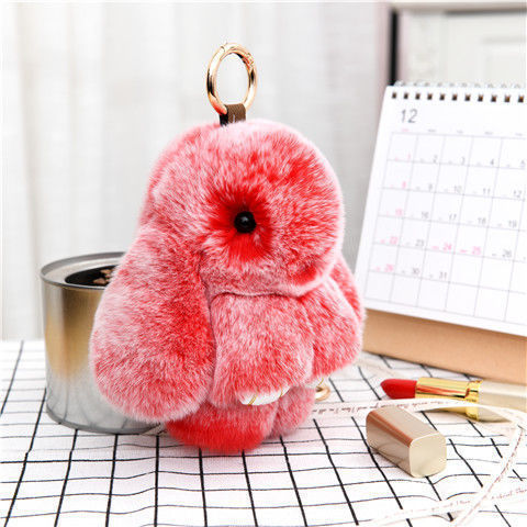 Handmade Plush Bunny Keychain