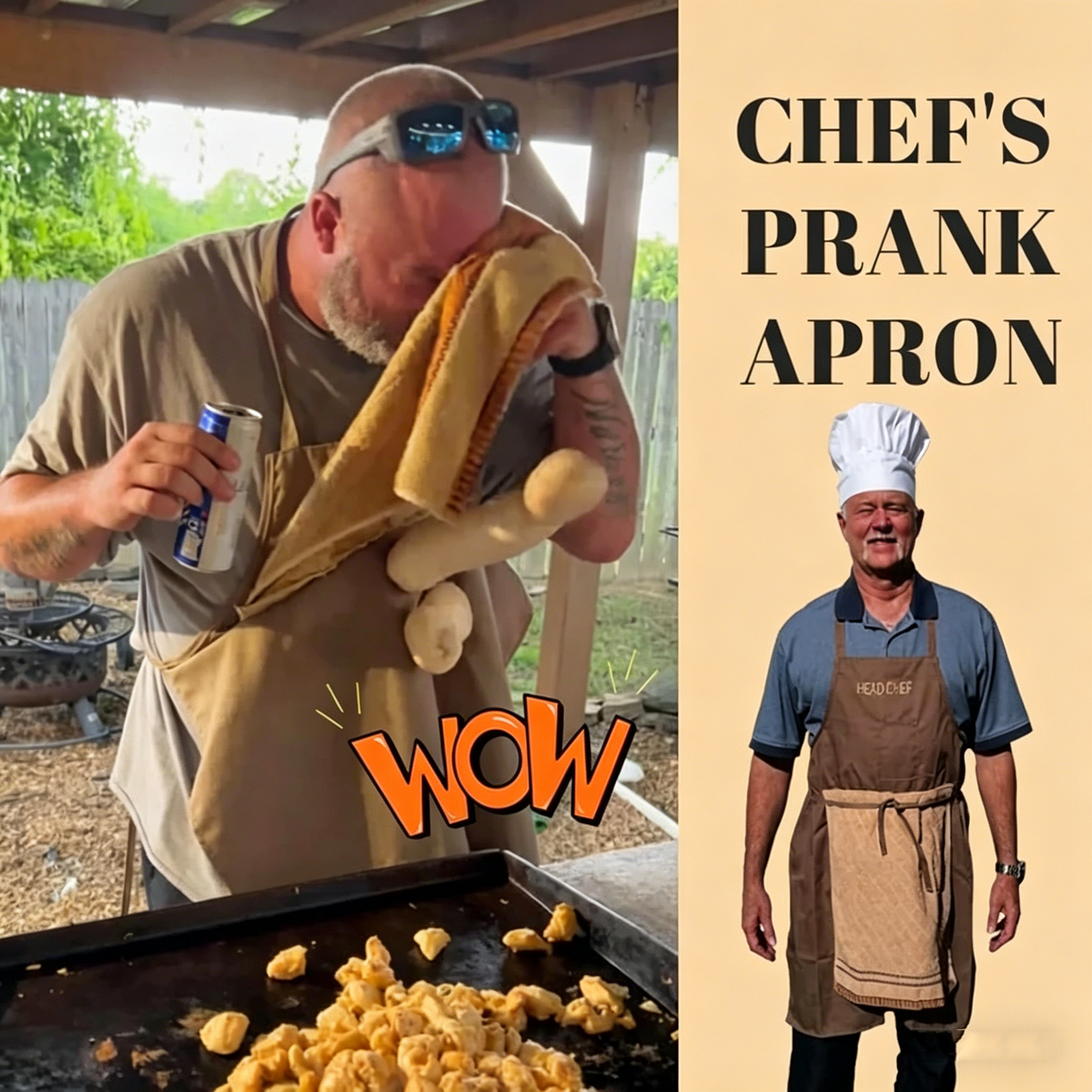 Creative Joke Apron for Men