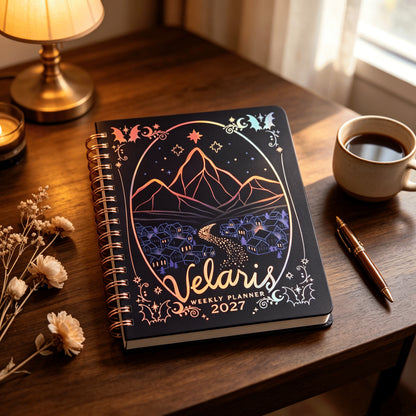 🌙 A Court of Thorns and Roses: Velaris 2027 Weekly Planner ✨ Officially Licensed Fantasy Organizer