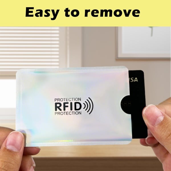🛡️ 8PK RFID Card Sleeves — Anti-Theft ID Protectors