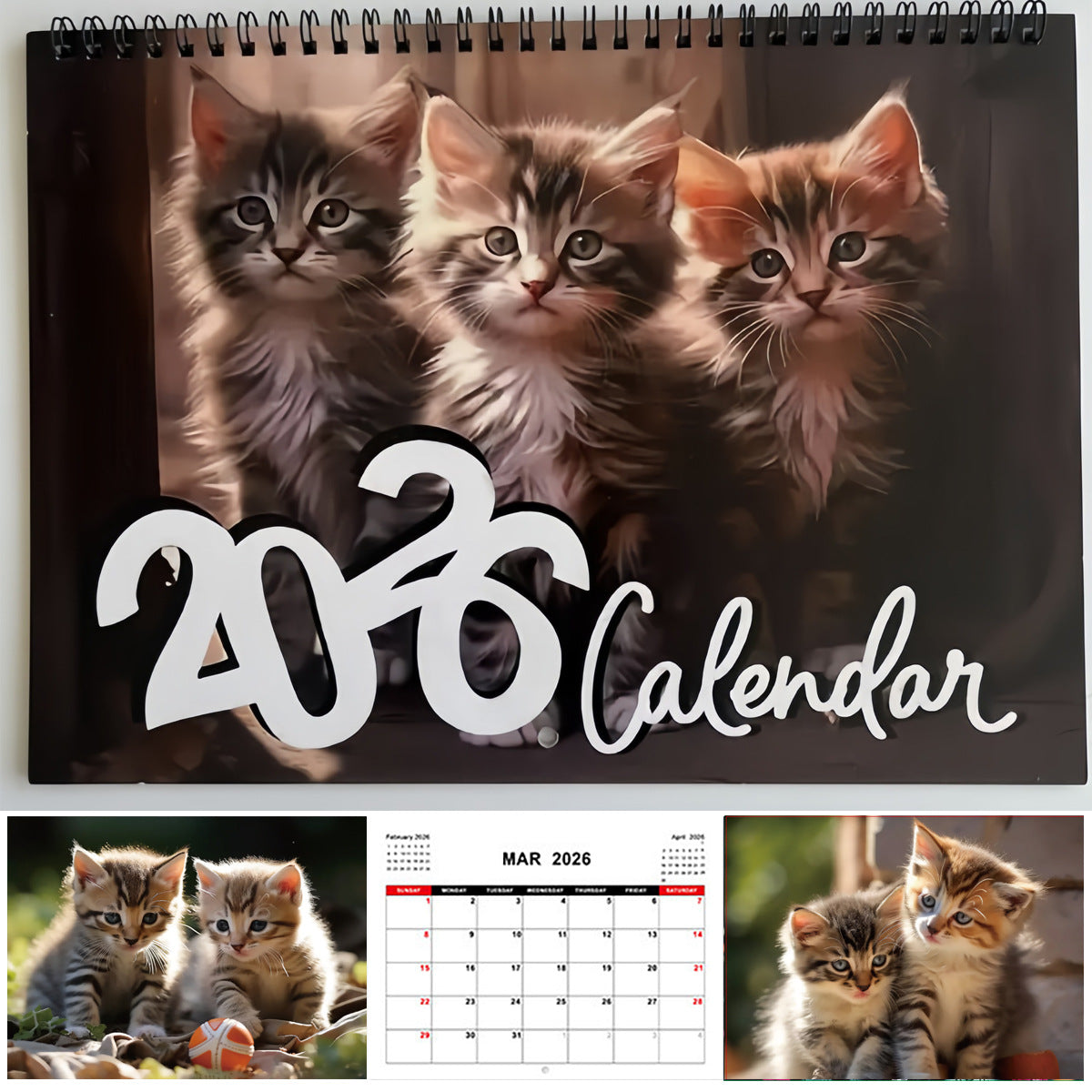 2026 Cat-themed Calendar
