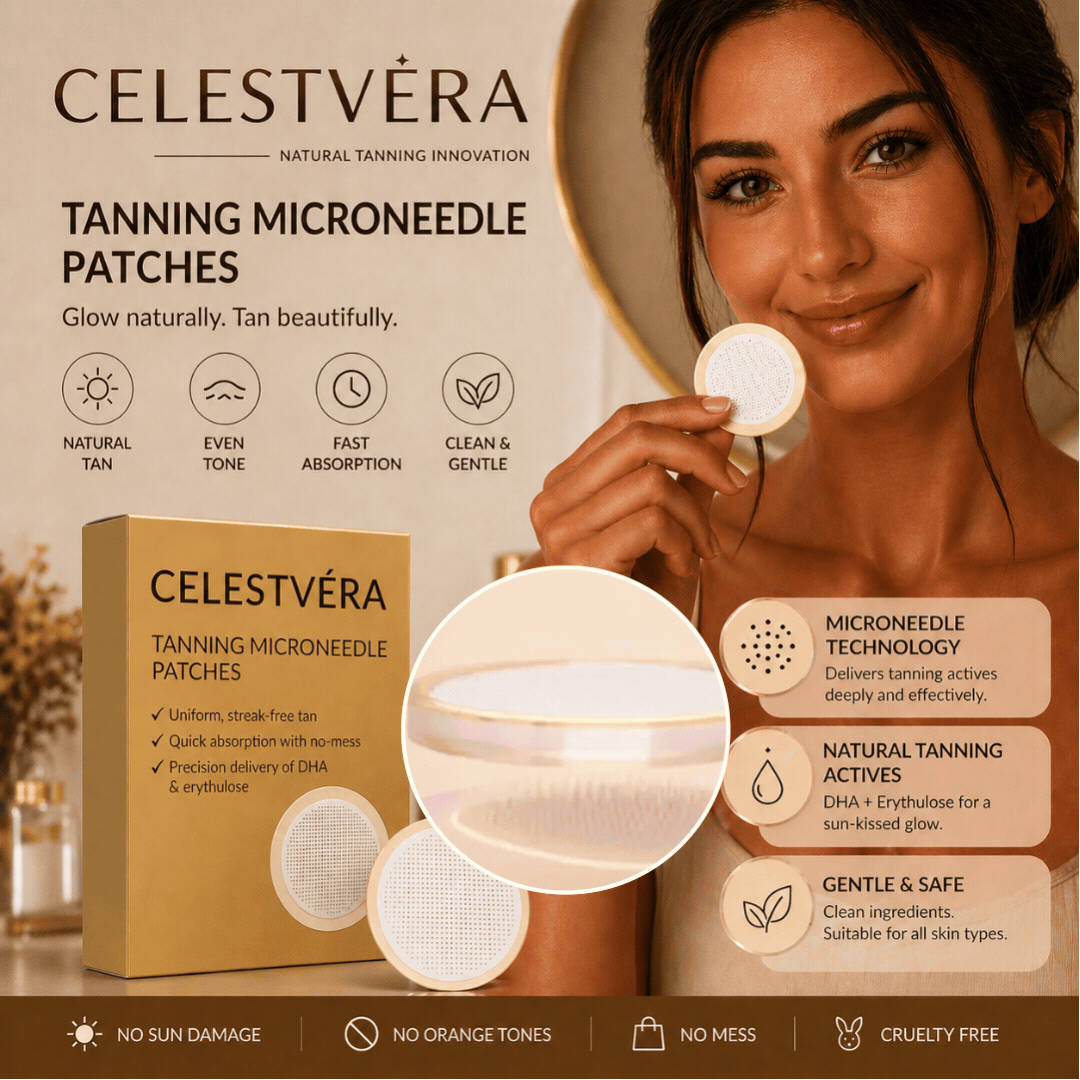Instant Self-Tanning Patches - Easy Sun-Kissed Glow Without UV