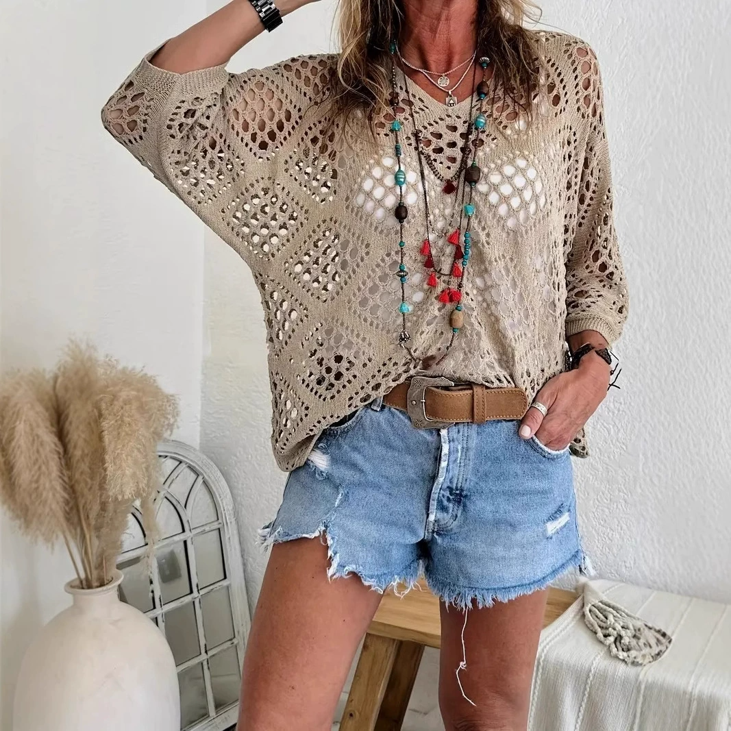 Women’s Knit Pullover Hollow