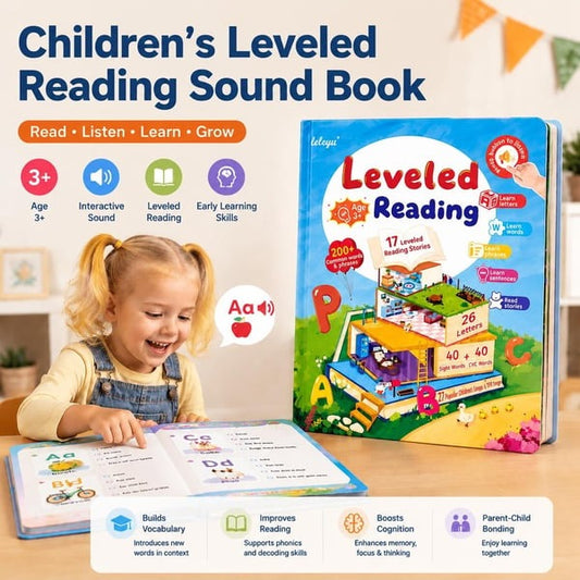 📚 Kids Sound Book — 200+ Words, 17 Learning Themes, Screen-Free