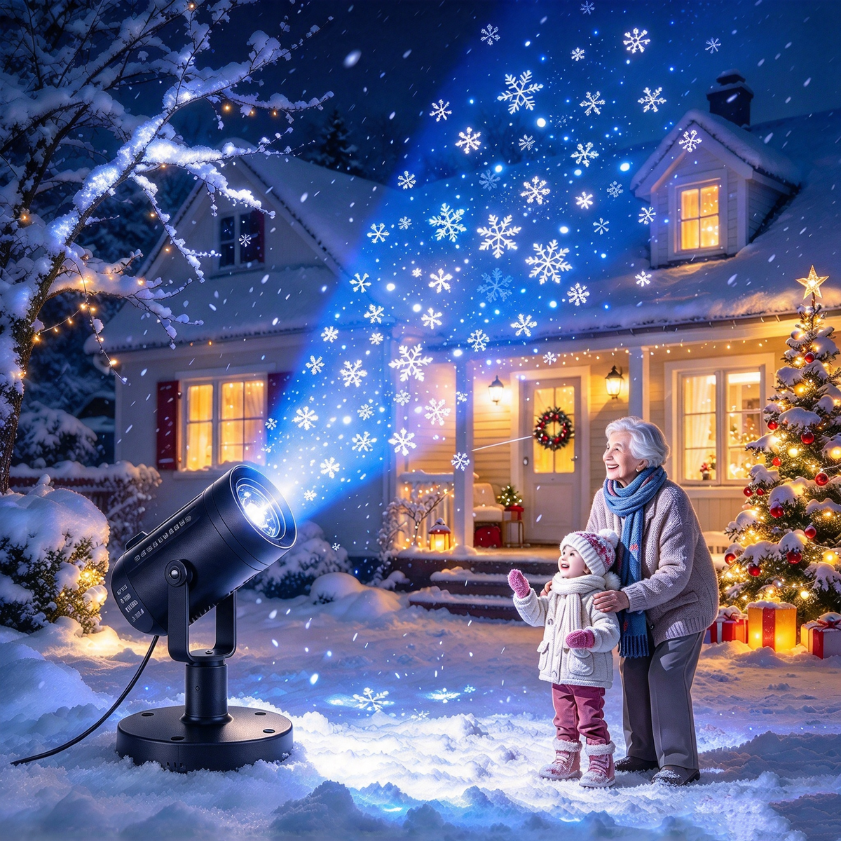dht™⭐Christmas Snowflake Projector❄️Transform Your Home Into a Winter Wonderland