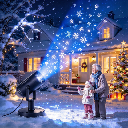 dht™⭐Christmas Snowflake Projector❄️Transform Your Home Into a Winter Wonderland