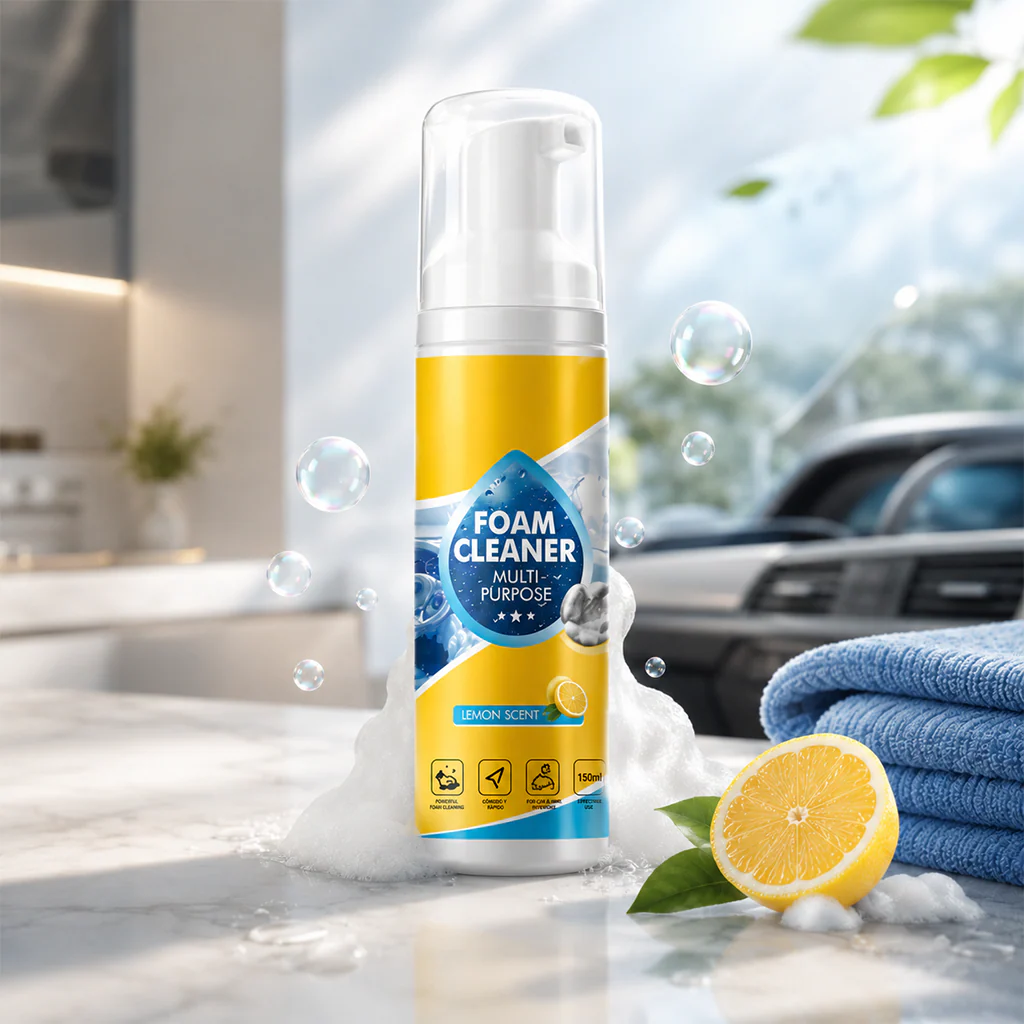Heavy Duty 4 in 1 Multi Enzyme Foam Cleaner Spray