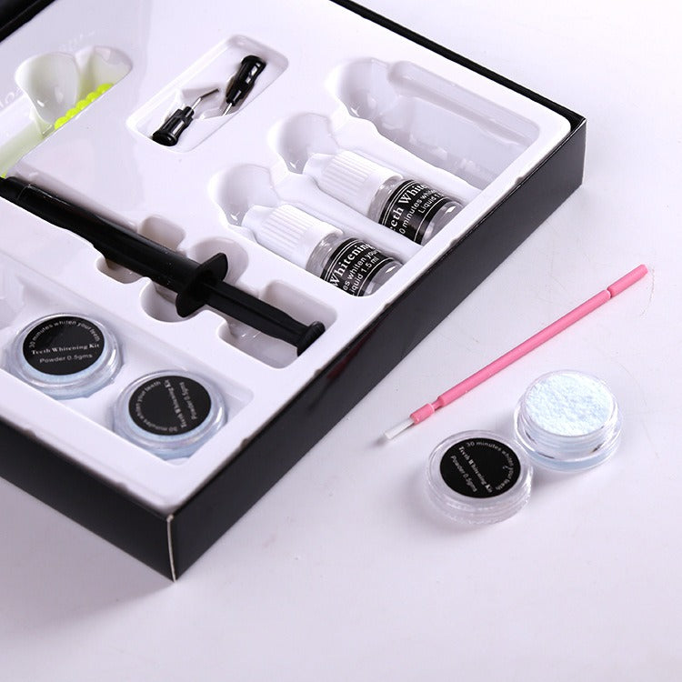 Premium Teeth Whitening Black SPA Kit for Home Use
